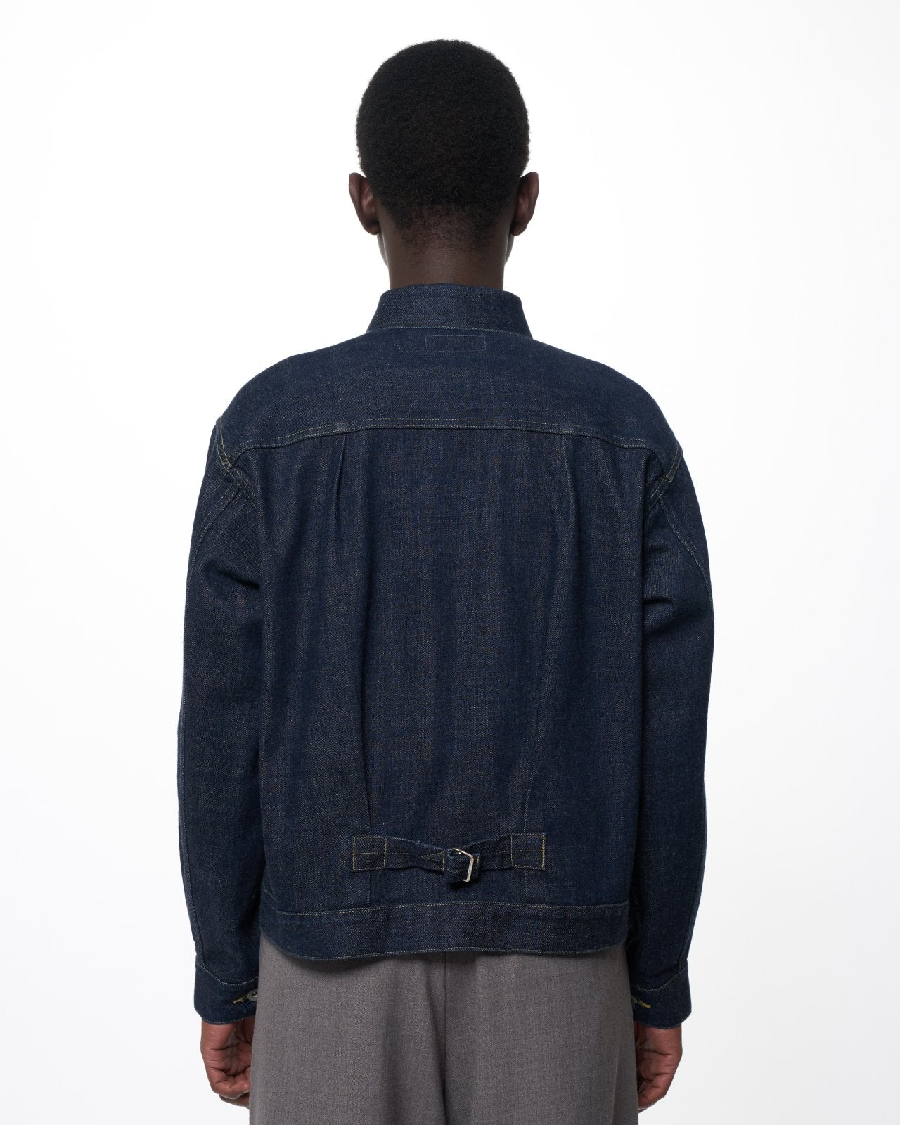 Organic Cotton 13.5oz Selvedge Denim / Type-1 Denim Jacket, Indigo O.W