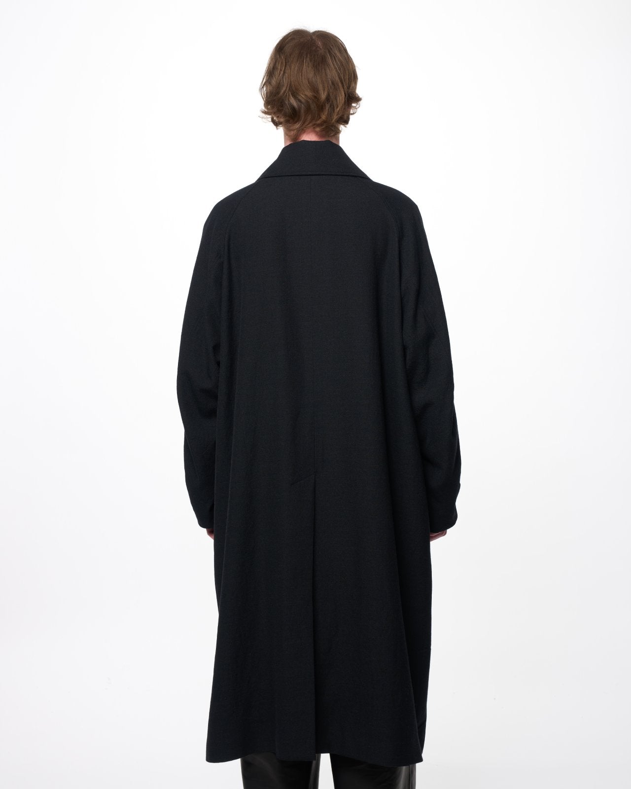 ウールサージワッシャータンブラー / グレートコート, Chambray Black