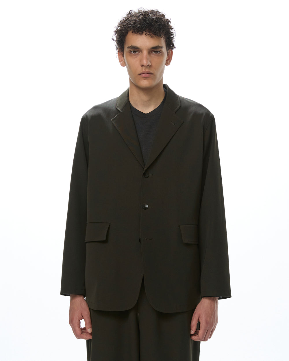 ウールギャバワッシャータンブラー / リファインドストロールジャケット, Dark Olive