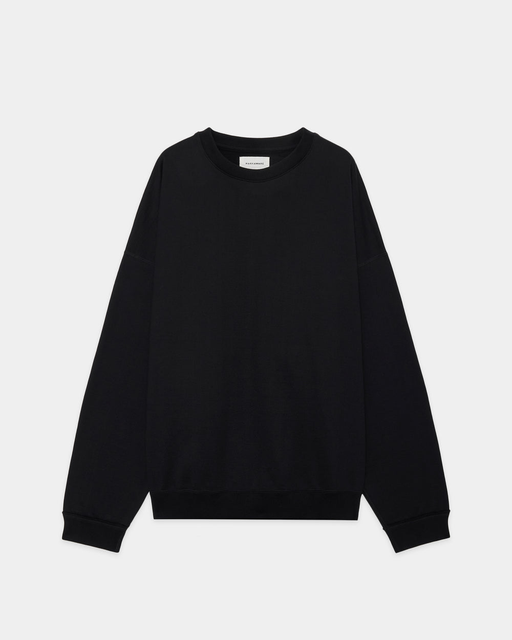 オーガニックコットンヘビー吊裏毛 / ヒュージスウェット, Black