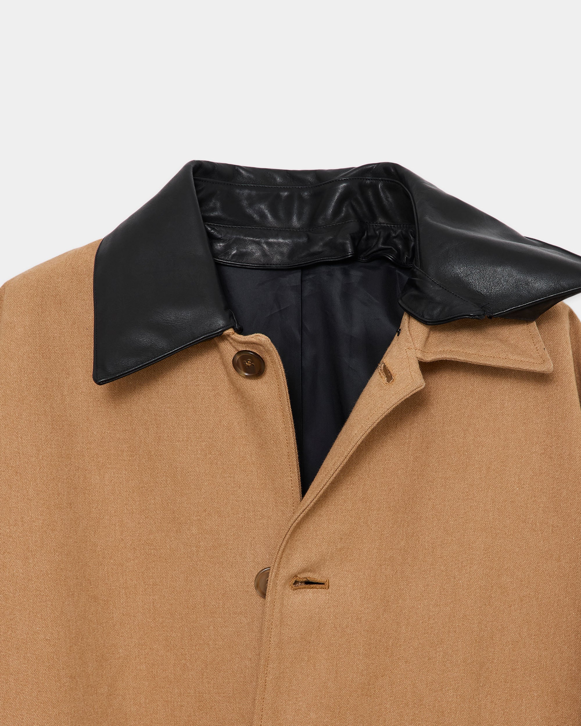 オーガニックコットンダック / シャスールジャケット, Natural Brown