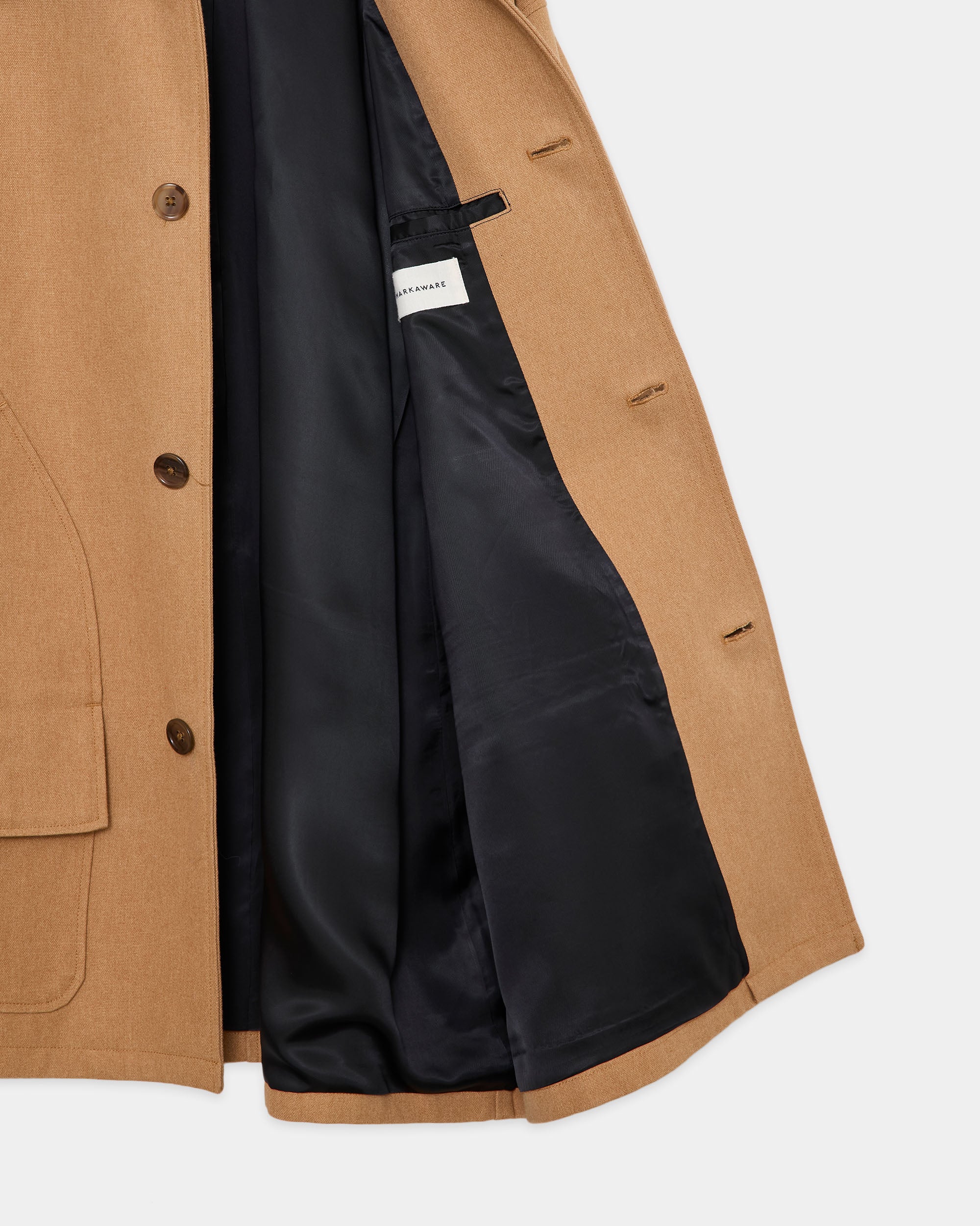 オーガニックコットンダック / シャスールジャケット, Natural Brown