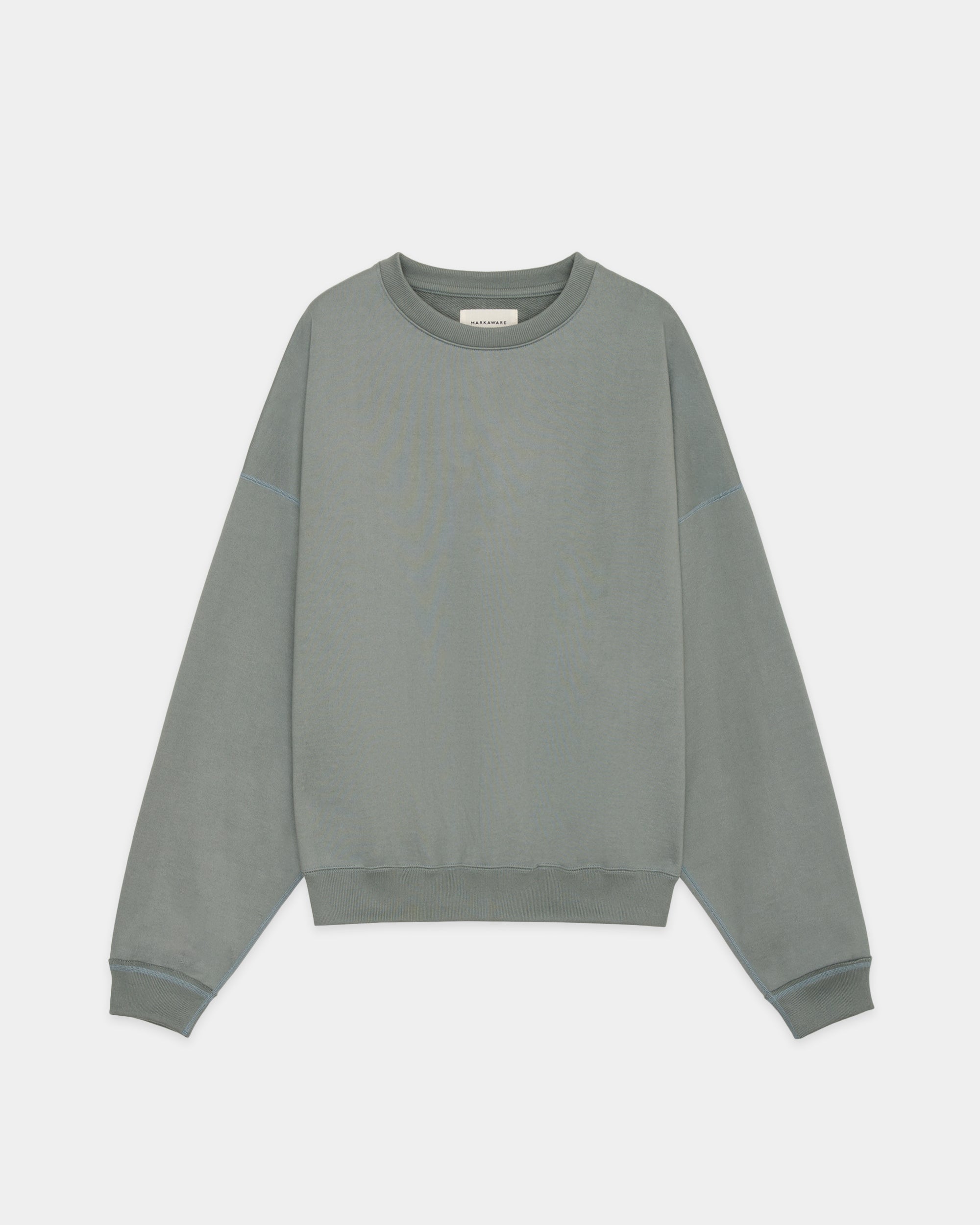 オーガニックコットンヘビー吊裏毛 / ヒュージスウェットショート, Sage Green