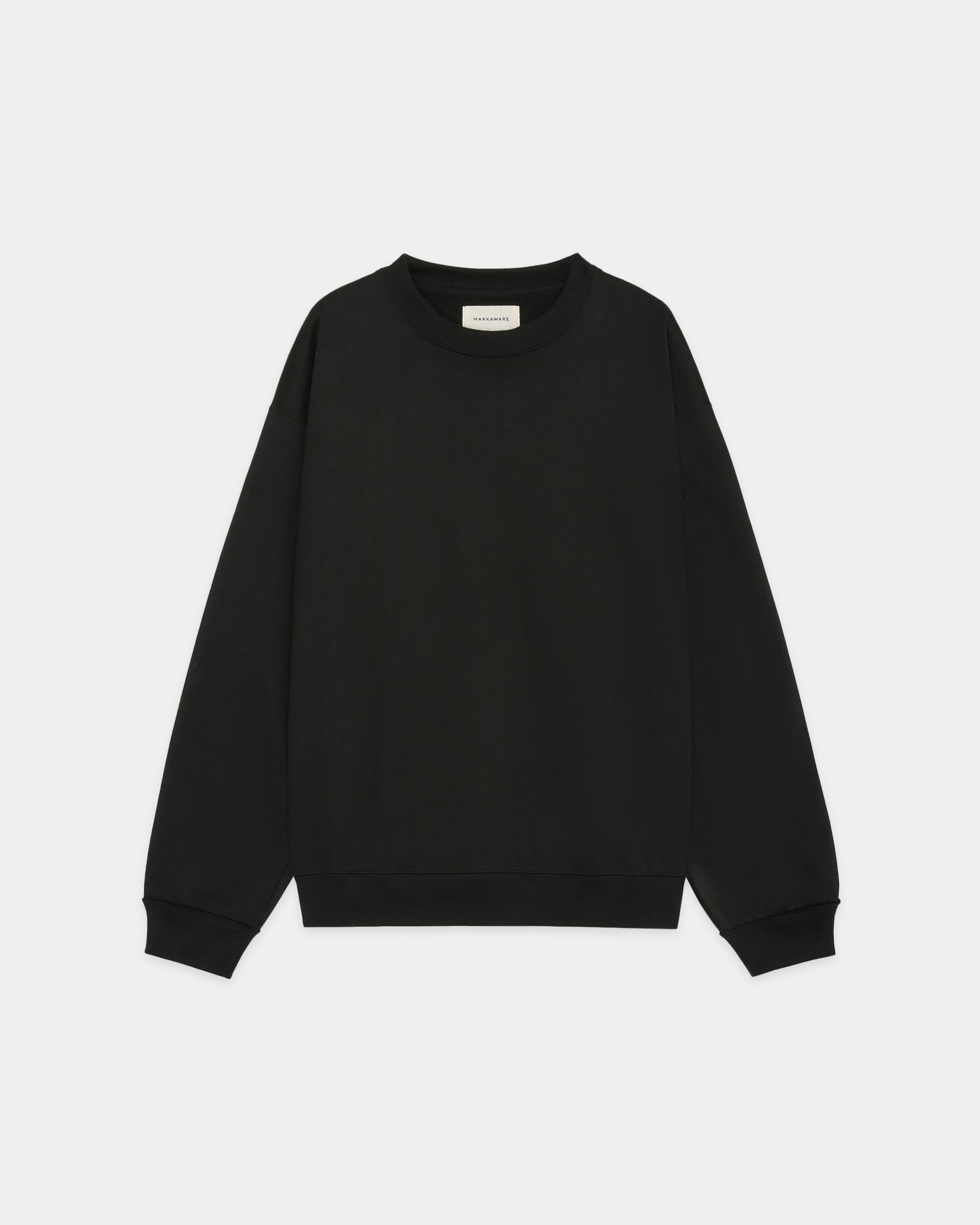 オーガニックコットンヘビー吊裏毛 / コンフォートスウェット, Black