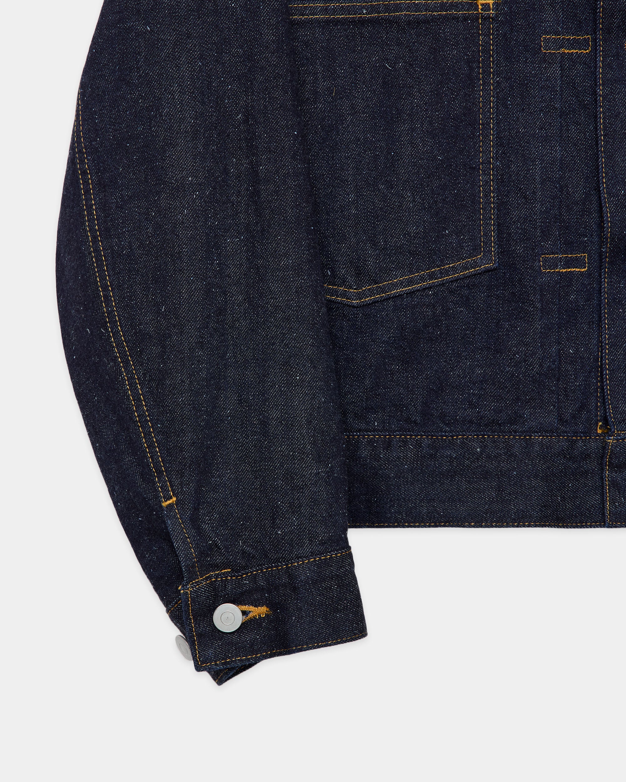 【PARKING Exclusive】13.1oz Kimono Denim Short Denim Jacket, Indigo