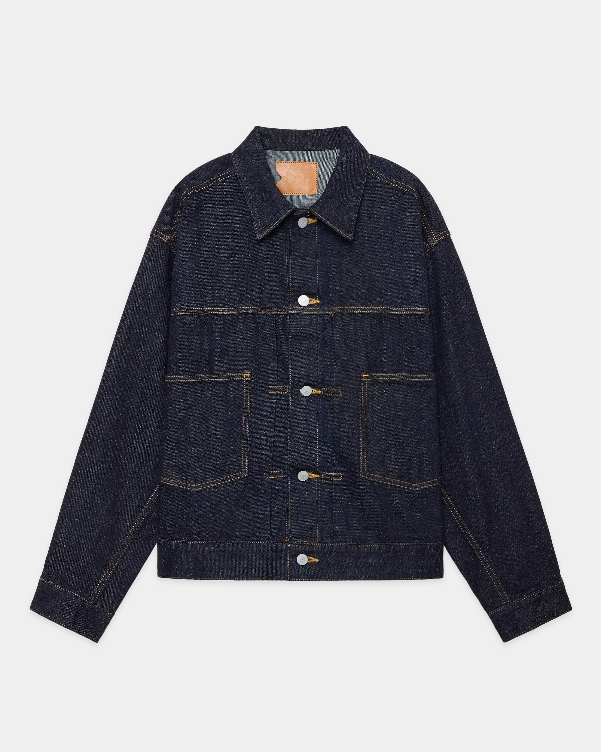 【PARKING Exclusive】13.1oz Kimono Denim Short Denim Jacket, Indigo