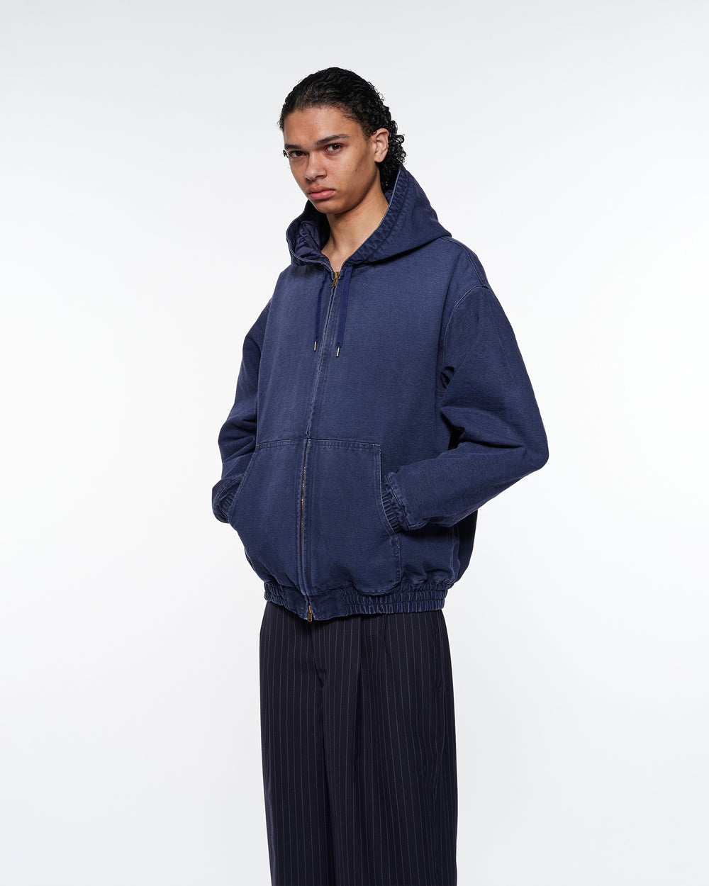 オーガニックコットンダック / ワーカーズパーカー, Navy