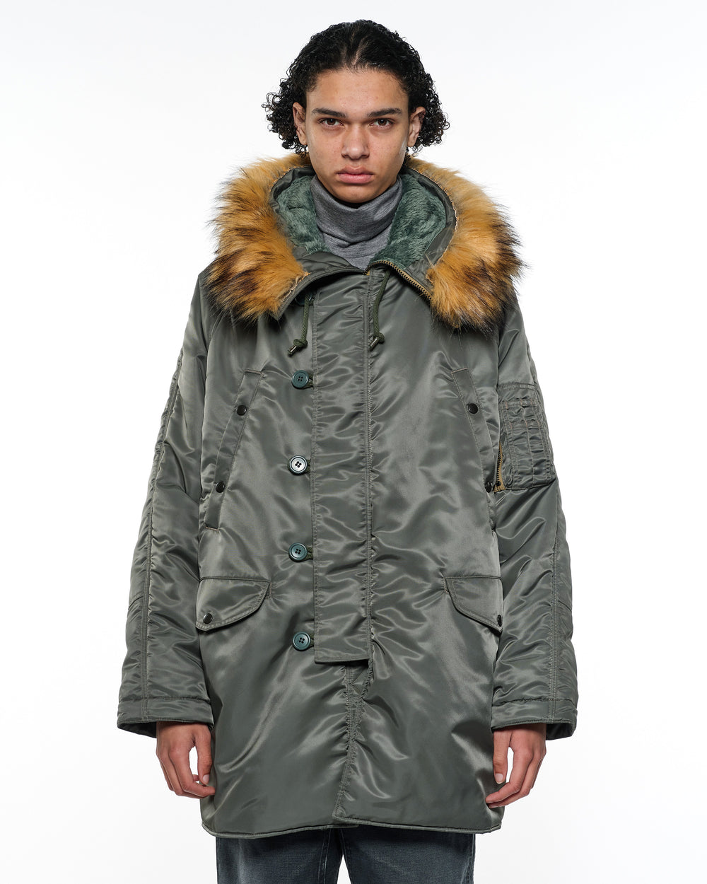 ナイロンツイル / N-3B, Sage Green