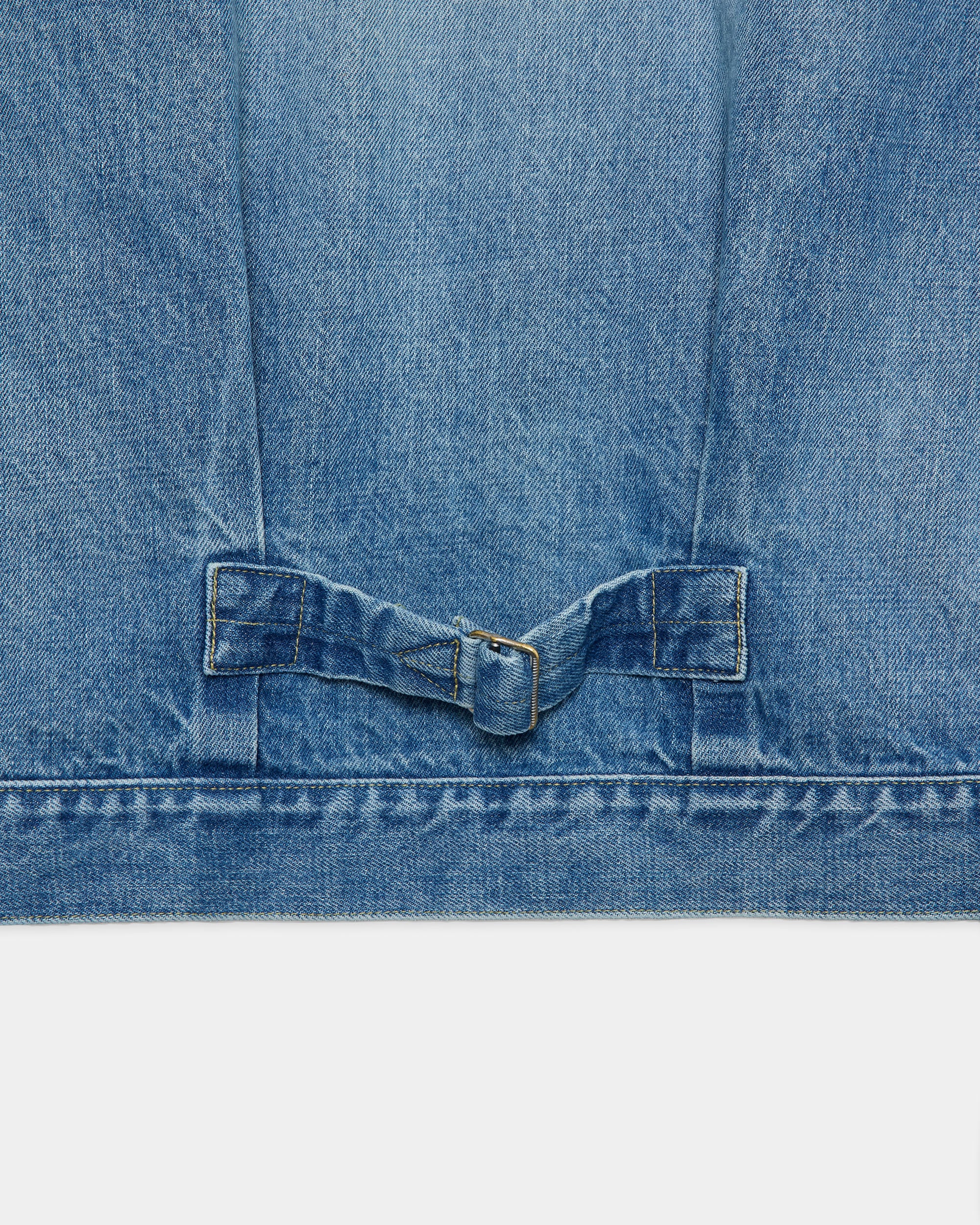 Organic Cotton 13.5oz Selvedge Denim / Type-1 Denim Jacket, Indigo V.W