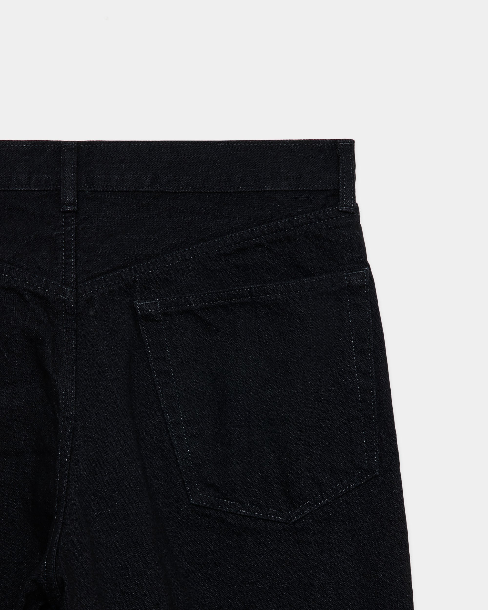 【PARKING別注】オーガニックコットン13.5ozセルビッチデニム / シリンダーフィットジーンズ, Black O.W