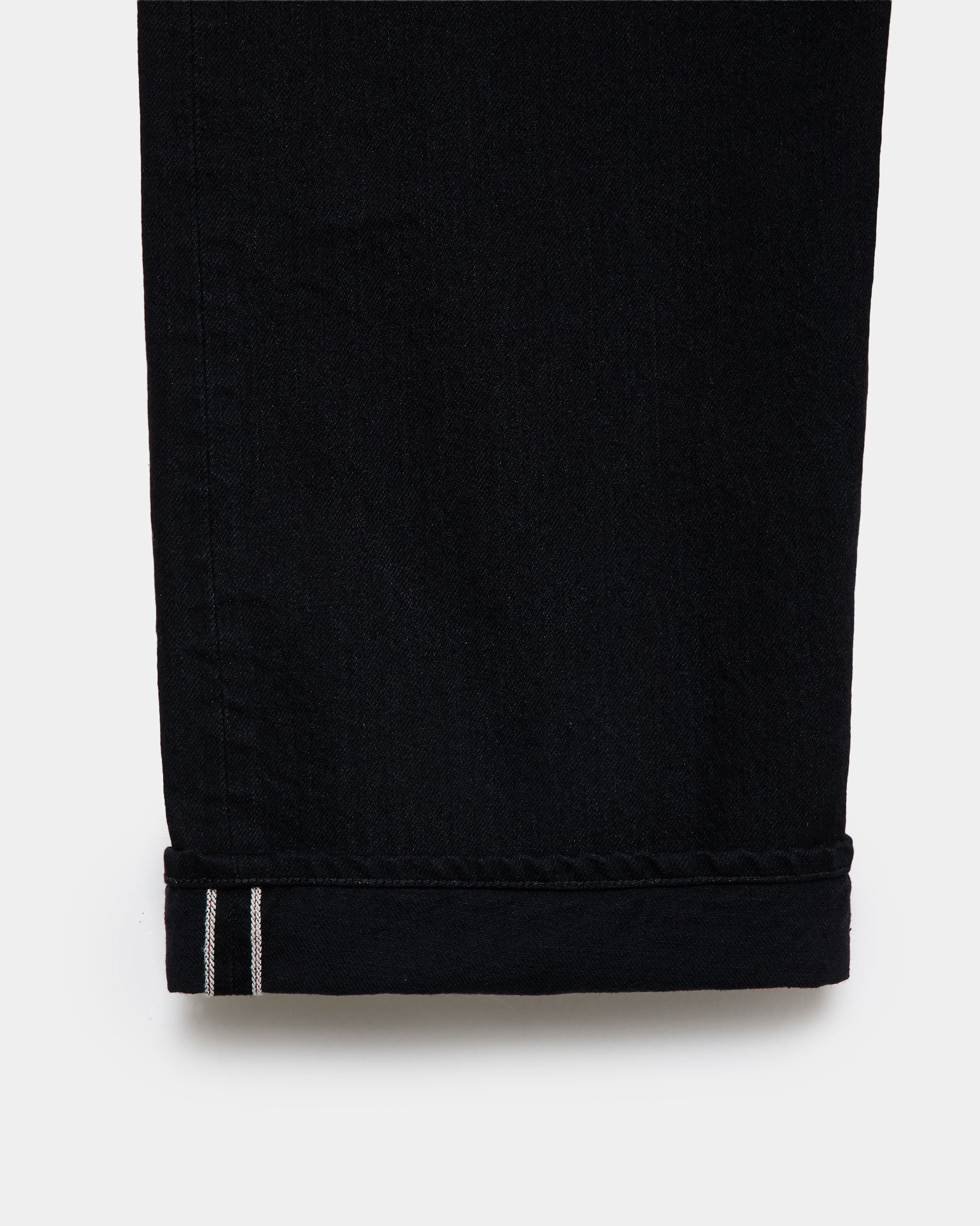 【PARKING別注】オーガニックコットン13.5ozセルビッチデニム / シリンダーフィットジーンズ, Black O.W