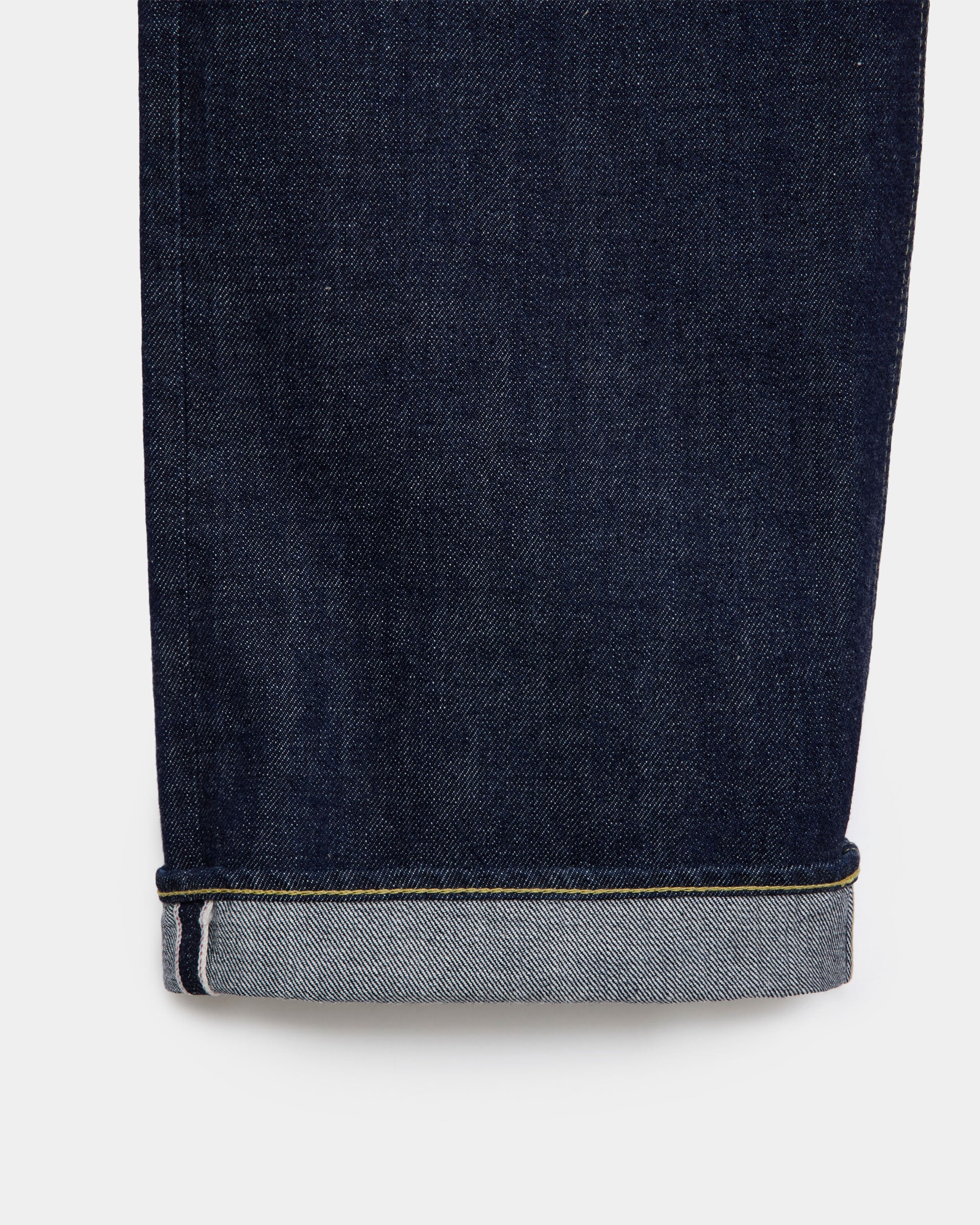 オーガニックコットン13.5ozセルビッチデニム / シリンダーフィットジーンズ, Indigo O.W