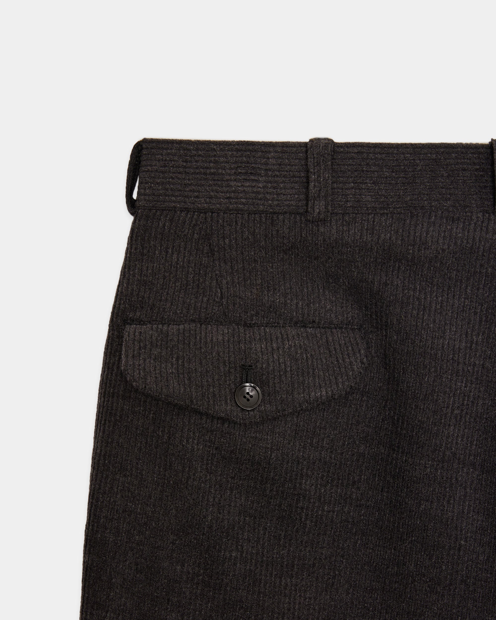 SUPER120s ウールコーデュロイ / USMCスラックス, Top Gray
